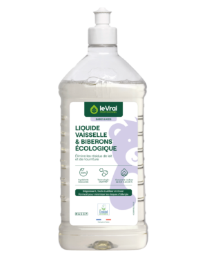 Packshot Png Fr 6012 Lvpb&k Liquide Vaisselle & Biberons Ecologique Concentrate 1l (1)