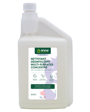 Packshot Png Fr 6014 Lvp B&k Nettoyant Desinfectant Multi Surfaces Concentre 1l